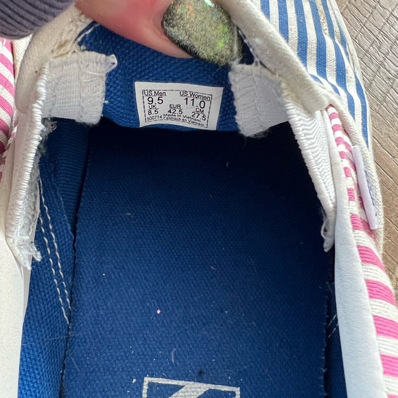 Vans Striped Slip-On Sneakers - Picture 2 of 4